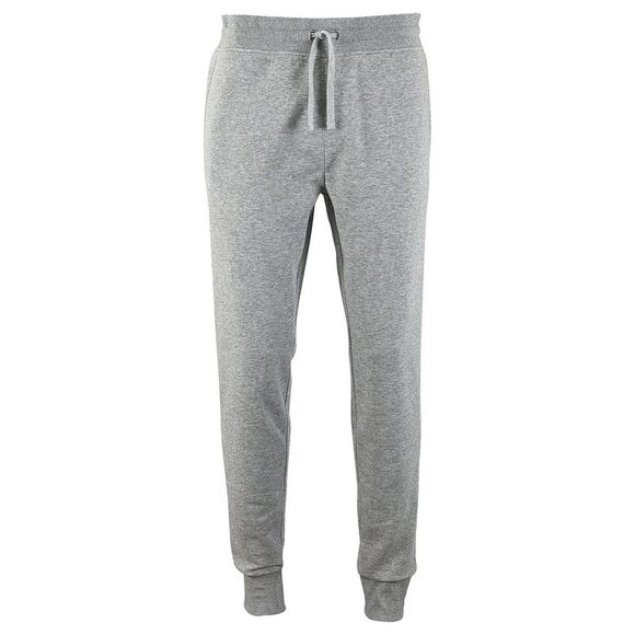 SOLS Mens Jake Slim Fit Jogging Bottoms / Gray Marl - Picture 1 of 5